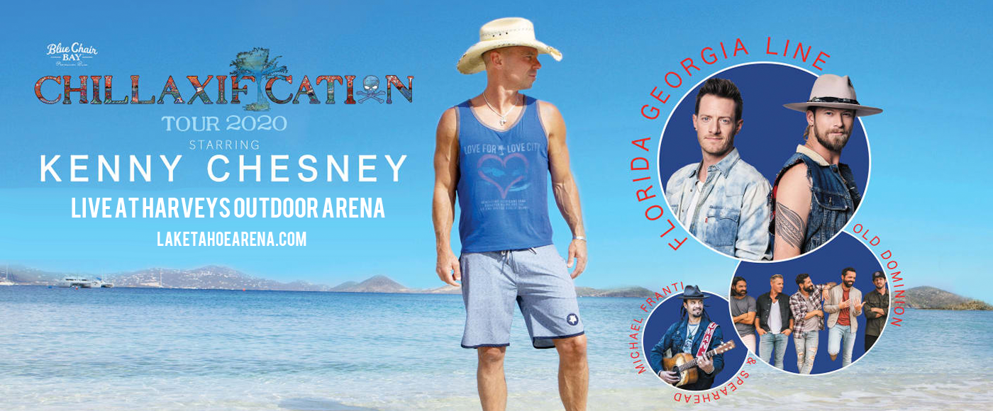 Kenny Chesney Tickets 13th July Lake Tahoe Outdoor Arena at Harvey's