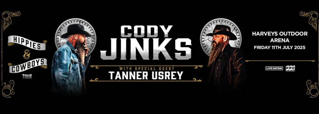 Cody Jinks at Lake Tahoe Outdoor Arena at Harveys